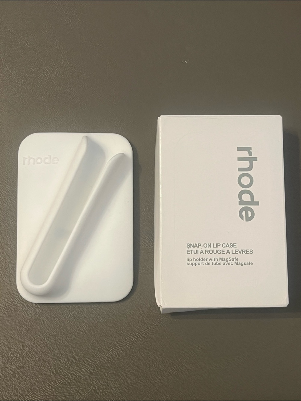 RHODE White Silicone Snap-On Lip Peptide Holder